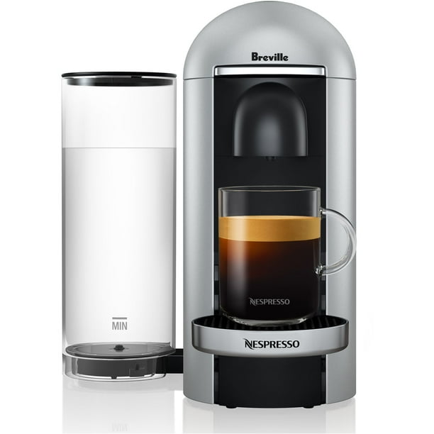 Breville Nespresso Vertuoplus Deluxe Coffee Espresso Single Serve Machine In Silver Walmart Com Walmart Com