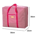 thumbnail image 2 of Laklulu Bolsa de mano de gran capacidad engrosada de tela Oxford lavable Bolsa de acabado móvil, 2 of 5
