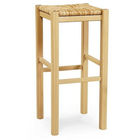 24"backless Stool Nat-set Of 2