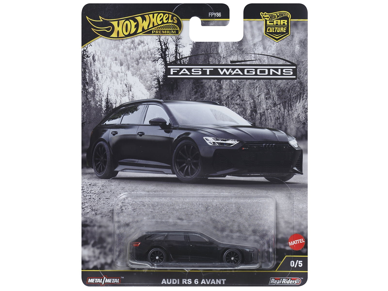 "Fast Wagons" 5 piece Set "Car Culture" 2024 Series J Die Cast Model Cars by Hot Wheels