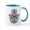 White/Blue Inside, variant on CafePress - The Hamsa Hand Mugs - 11 oz Ceramic Mug - Novelty Coffee Tea Cup