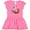 Raspberry with Polka Dots, variant on Inktastic Cute Otter and Beachball Girls Baby Dress