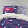 thumbnail image 2 of 3D Blue Shark Quilt Cover Set Bedding Set Pillowcases 22, 2 of 3