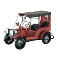 thumbnail image 5 of WHAMVOX Vintage Wrought Iron Car Model Decoration for Home Shopwindow Display Made of Red Iron 1PC, 5 of 8