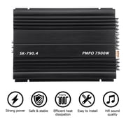Sunbuck Car Amplifier 4 Channel, 7900 Watts Car Stereo Audio Subwoofer Full-Range Super Brass, Class A/B Speaker Amp