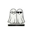 thumbnail image 2 of DefiDgd Halloween Wooden Ghost Table Sign with Base,Vintage Style Ghost Flat Tabletop Decor for Fall Home Shelf Mantel Tiered Tray Party Holiday Gift(C), 2 of 4