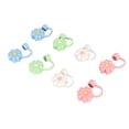 thumbnail image 4 of Tapones de silicona para popote, 8 fundas a prueba de polvo, protector decorativo reutilizable, puntas de paja inodoras para fiestas, compras y hogar, 4 of 14
