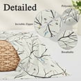thumbnail image 3 of Pastoral Botanical Lumar Pillow Covers, Vintage Branch Birds Floral Soft Breathable Throw Pillow Cases with Invisible Zipper, Decorative Pillowcase Pillows Protectors for Sofa Bed Chair 16"x24", 3 of 9