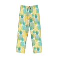 thumbnail image 2 of Fotbe Pineapples1 Men's Pajama Pants,Sleepwear Pants,Pj Bottoms Drawstring And Pockets-Small, 2 of 7