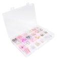 thumbnail image 2 of Bead Kits for Jewerly Making - 1300pcs Bead Craft Set - DIY Bracelets, Necklaces, and Earrings Supplies Box - Arts and Crafts for Kids, Girls, Teens, Adults - Shades of Pink - Assortment 231, 2 of 3