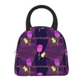 thumbnail image 3 of YFYANG Portable Waterproof Insulated Lunch Bag, Abstract Rose Pattern Reusable Cooler Bag / Picnic Bag for Adults Teens, 3 of 9