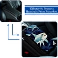 thumbnail image 5 of Shark Furry Printed Armrest Cover 12.5x8.2 Inch Soft Comfortable Car Armrest Mat Accessories, 5 of 6