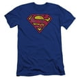 thumbnail image 1 of Superman - Action Shield - Premium Slim Fit Short Sleeve Shirt - Large, 1 of 2
