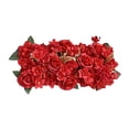 thumbnail image 5 of Deyuer Artificial Flower with Green Leaves Realistic Artificial Rose Flower Row T Stage Decor Wall Arrangement Supplies,E, 5 of 8