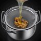 thumbnail image 4 of Recipiente para grasa de tocino con colador, de acero inoxidable, con tapa y asa, para almacenar aceite a altas temperaturas. Recipiente para grasa de cocina., 4 of 8