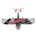 thumbnail image 4 of Avión de plástico con iluminación LED para principiantes y adultos, batería doble, planeador RC EPP rojo de 2,4 GHz, 4 of 8