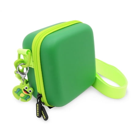 Image of CM Kiddie Cam Case fits Magicfun Kids Camera for Boys and Girls Video Camcorder in a Stylish Green Kids Toy Box Includes CASE ONLY