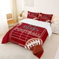 thumbnail image 2 of Erosebridal Teens Eat Sleep Baseball Queen Comforter Set 3pcs,Sport Gamer Bedding Comforter Set for Kids Boys Girls,Breathable Home Decor, 2 of 6
