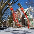 thumbnail image 4 of 2 Pack 60 Inch Christmas Hanging Nutcracker Windsock Flags Christmas Decorations Outdoor Indoor Front Door Patio Porch Patio Tree Lawn Garden Party Decorations, 4 of 6