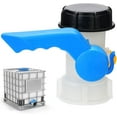 thumbnail image 2 of 60mm to 60mm IBC Tank Valve Adapter, Plastic 1000L Tank Connection for Rainwater Reservoir, Container, 2 of 5