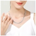 thumbnail image 5 of Cadenas Esterlina Plata LePrimeS 4Pzas Sterling 925 45cm 6mm de grosor., 5 of 5