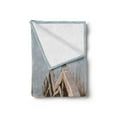 thumbnail image 2 of Beach Pathway Soft Flannel Fleece Blanket, Boardwalk Through the Dunes to the Beach Sea Oats Florida Pensacola, Cozy Plush for Indoor and Outdoor Use, 50" x 70", Tan Pale Blue Grey, by Ambesonne, 2 of 5