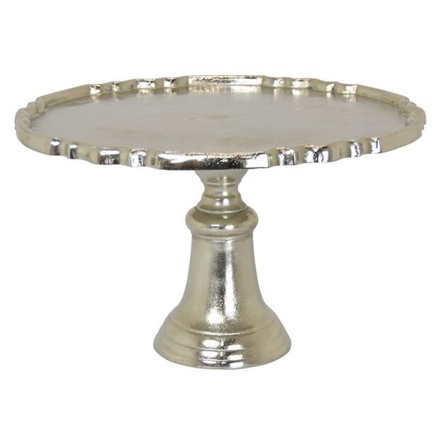 Plutus Brands PBTH92480 Metal Aluminium Cake Stand, Silver