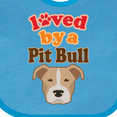 thumbnail image 4 of Inktastic Pit Bull Terrier Dog Lover Boys or Girls Baby Bib, 4 of 4