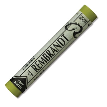 Rembrandt Soft Round Pastels - Olive Green 620.8 Artist Pastel Stick