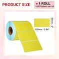 thumbnail image 2 of 1000 Pcs Thermal Labels, 2x3.94 Inch Thermal Printer Labels Stickers Self Adhesive Tags Rectangle Paper Roll Small for Printer Shipping Label Mailing UPS Barcode Address, Yellow, 2 of 6