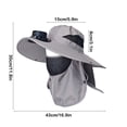 thumbnail image 3 of Solar Mini Fan Hat for Men USB Rechargeable 3 Speed Strong Airflow Cooling Sun Cap for Hiking Fishing Outdoor Breathable by PALIFEUR, 3 of 7