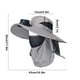 thumbnail image 2 of Mini ventilador solar con batería recargable por USB, sombrero de pescador con flujo de aire fuerte para el sol para hombre, ideal para verano, senderismo al aire libre, 2 of 6