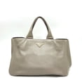 thumbnail image 1 of Pre-Owned PRADA BN1872 Logo Canapa Bag, Handbag, Large Capacity Tote Leather,... (Fair), 1 of 16