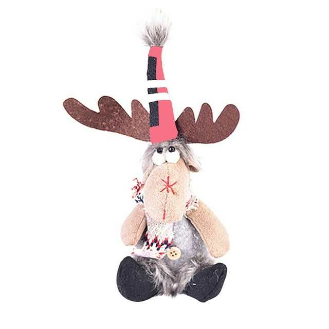 Fiudx Gnomo Navideño, Decoración Navideña Artesanal, Material Ecológico, Adorno Festivo para El Hogar, Decoración de Mesa, Adorno para Árbol de Navidad, 24 Cm de Alto, 35 G de Peso.