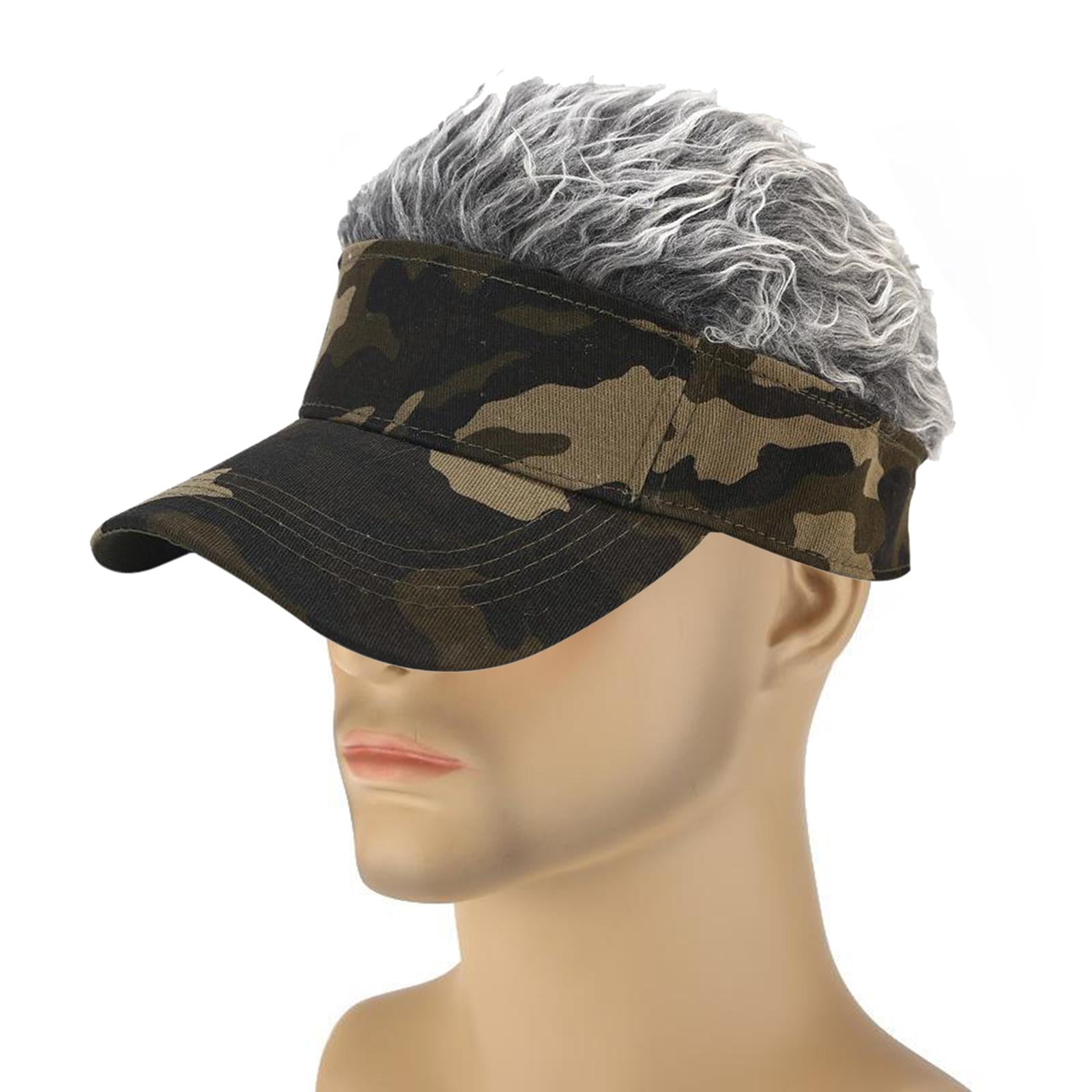 Golf visor with hair sale