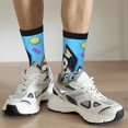 thumbnail image 7 of Saiise Bluey Funny Socks Men Women Adults Novelty Graphic Crew Tube Socks Crazy Design Casual Dress Socks for Sports,Running,Travel, 7 of 7