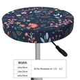 thumbnail image 4 of Kll Colorful Flowers Round Bar Chair Cushion Cover 14 Inch,Bar Stool Protector With Elastic, Soft Washable, 4 of 7