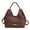 Coffee, variant on MKF Collection Gara Women’s Shoulder Bag, Vegan Leather Crossbody Bag Handbag Purse by Mia K - Cognac