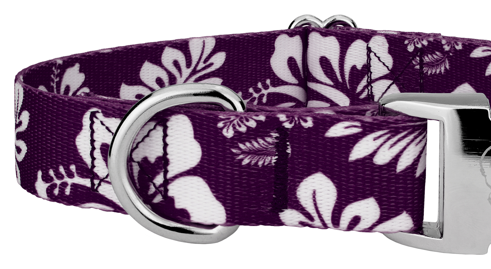 Country Brook Design&reg;  Purple Hawaiian Premium Dog Collar & Leash - image 5 of 6