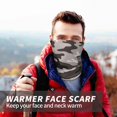 thumbnail image 4 of Winter Neck Warmer Ski Face Mask Camouflage Gray Neck Gaiter Mask Face Cover Balaclava Scarf, 4 of 7