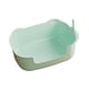 thumbnail image 5 of Bandeja de arena para gatos reutilizable con parte abierta y pala para un uso cómodo verde, 5 of 9