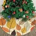 thumbnail image 3 of XMXY Halloween Christmas Tree Skirt, Abstract Plant Nature Autumn Holiday Party Indoor Decorations Ornaments, 30" Inch, 3 of 5