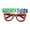 Red, variant on HEVRJEWJD Glasses Football Fan Party Novelty Eyewear Celebration Support Prop Red