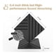 thumbnail image 3 of 12 Pack Self-Adhesive Sound Proof Foam Panels for Walls, 12x12x0.4 Inches Acoustic Panels for Home,Studio,Office, 3 of 5