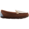 thumbnail image 2 of Women's Acorn Andover Driver Moc Slipper Buckskin Wool/Poly Blend S M, 2 of 5