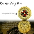 thumbnail image 5 of 7 in 2 Dice Spinner for Dungeons and Dragons TRPG Role Playing Dice, D&D Dice, Cthulhu - Color Casino Gold, 5 of 12