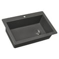 thumbnail image 2 of Ruvati RVG1033GR 33 x 22 inch epiGranite Granite Kitchen Sink - Urban Gray, 2 of 7