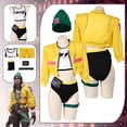 thumbnail image 2 of Traje de baño de Cosplay de Killjoy Valorant, disfraz de fantasía para mujer, conjunto de bikini, traje de baño, sombrero, bolso, ropa de carnaval de Halloween, 2 of 5