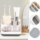 thumbnail image 4 of Caja de almacenamiento de plástico para escritorio con separadores para la organización de cosméticos en oficinas y baños, 4 of 7