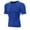 Blue, variant on Compression Shorts Men Spandex Sport Short Sleeve Athletic Workout Running Performance Baselayer Underwear